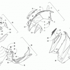 ZR 9000 THUNDERCAT 137 BLACK Поддон и обтекатели