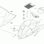 ZR 9000 THUNDERCAT 137 BLACK Ветровое стекло и панель инструментов