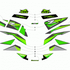 ZR 9000 SNO PRO 129 GREEN Наклейки