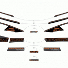 ZR 9000 THUNDERCAT 137 BLACK Наклейки