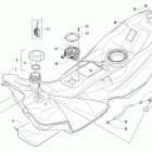 M 9000 KING CAT 162 BLACK Топливный бак