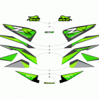 ZR 8000 ES 137 GREEN Наклейки