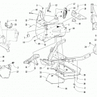 ZR 9000 THUNDERCAT 137 BLACK Front frame assembly