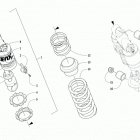 ZR 9000 RR 137 BLACK Передний амортизатор задней подвески