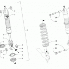 ZR 9000 SNO PRO 129 GREEN Передний амортизатор