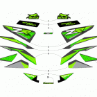 ZR 6000 SNO PRO ES 129 GREEN Наклейки