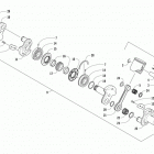 M 8000 SNO PRO 162 ORANGE Поршень и коленвал