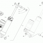 ZR 6000 LTD ES 129 GREEN Задняя подвеска ,задний амортизатор