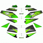 ZR 7000 SNO PRO 137 GREEN Наклейки