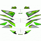 ZR 6000 ES 129 GREEN Наклейки