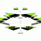 M 8000 SNO PRO 162 GREEN EARLY RELEASE Наклейки