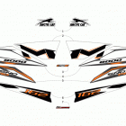 M 8000 SNO PRO 162 ORANGE Наклейки