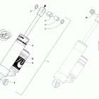 ZR 9000 THUNDERCAT 137 BLACK Задняя подвеска ,задний амортизатор