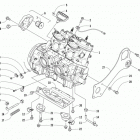 M 8000 SNO PRO 162 ORANGE Опора двигателя и вариатор