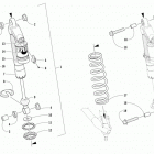 ZR 8000 LTD ES 129 GREEN Передний амортизатор