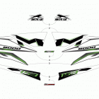 M 8000 SE ES 153 GREEN Наклейки