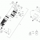 M 8000 MOUNTAIN CAT 162 BLACK Задняя подвеска ,задний амортизатор