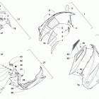 ZR 8000 LTD ES 129 GREEN Поддон и обтекатели