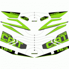 M 8000 MOUNTAIN CAT 153 BLACK Наклейки