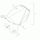 M 8000 SNO PRO 162 ORANGE Сидение