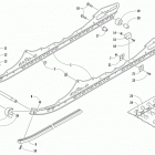 XF 7000 CROSSTOUR ORANGE Рельс скольжения и гусеница