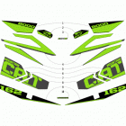 M 8000 MOUNTAIN CAT 162 BLACK Наклейки