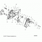 S18DCL6PS/PEM 600 RUSH XCR/INTL ALL OPTIONS Drive train, chaincase - s18dcl6ps  /  pem (600553)