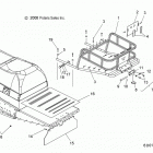 S18SJA5BSL/BEL 550 WIDETRAK LX ES/INTL Chassis, rack asm. and snow flap - s18sja5bsl  /  bel (6...