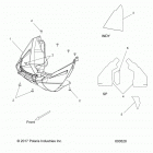 S18CBA6GS/CBB6GS 600 INDY/INDY SP ALL OPTIONS Body, nosepan asm. - s18cba6gs  /  cbb6gs all options (4...