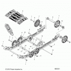 S18DCH8PS 800 RUSH PRO-S ALL OPTIONS Suspension, rear and track - s18dch8ps all options (6003...