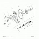 S17DDE6PSL 600 SWITCHBACK ADVENTURE Engine, water pump - s17dde6psl (600284)