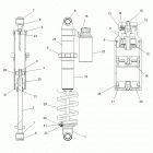 S18DCH6PS 600 RUSH PRO-S ALL OPTIONS Suspension, shock, rear track (7044566) - s18dch6ps (600...