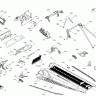 MXZ 600 CARB 09- frame engine 600 carb mx-z