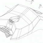 MXZ 850 E-TEC 09- luggage rack engine 850 e-tec