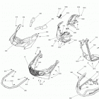 RENEGADE 800R E-TEC 09- bottom pan engine 800r e-tec renegade - all package