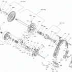 MXZ 600HO E-TEC 05- pulley system mxz - 600 ho etec