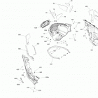 MXZ 850 E-TEC 09- bottom pan mxz engine 850 e-tec - package blizzard