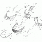 MXZ 600 ACE 09- bottom pan engine 600 ace - all package