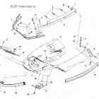 S19SJA5BSL/BEL 550 WIDETRAK LX ES/INTL Body, nosepan braces and bumper - s19sja5bsl  /  bel (60...