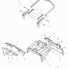 S19DCL6PS/6PEM 600 RUSH XCR SC SELECT ALL OPTIONS Body, bumper, rear and closeoff - s19dcl6ps  /  pem (600...