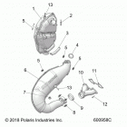 850 RUSH PRO-S SC SELECT (S20DCH8RS) Engine, exhaust - s20dch8rs all options (600958c)