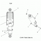 S19SJA5BSL/BEL 550 WIDETRAK LX ES/INTL Suspension, shock, front track - s19sja5bsl  /  bel (49s...