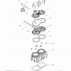 S19DDE6PSL 600 SWITCHBACK ADVENTURE ES Engine, cylinder - s19dde6psl (600550)