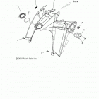 S19CFE5BSL/BEL 550 ADVENTURE 155 ES/INTL Body, console - s19cfe5bsl  /  bel (49snowconsole14550)