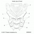 800 TITAN SP/ADVENTURE/XC/INTL ALL OPTIONS (S21FJB8/FJE8/FJP8) Body, hood foam  /  fiber - s21fjb8  /  fje8  /  fjp8 al...