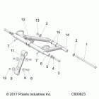 S19CBU5BSA/BSL/BEL 550 INDY EVO/ES/ES INTL Suspension, torque arm, front - s19cbu5bsa  /  bsl  /  b...
