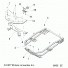 800 TITAN SP/ADVENTURE/XC/INTL ALL OPTIONS (S21FJB8/FJE8/FJP8) Chassis, rack asm., adventure - s21fje8 (600612c)