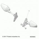 800 TITAN SP/ADVENTURE/XC/INTL ALL OPTIONS (S21FJB8/FJE8/FJP8) Body, mirrors, adventure - s21fje8psl (600595c)
