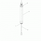 S19EKB6PSL 600 INDY SP 129 ES Suspension, shock, rear track - s19ekb6psl (600987)