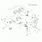 S19CEA5BSL 550 INDY 144 ES Suspension, control arms and spindle - s19cea5bsl (49sno...